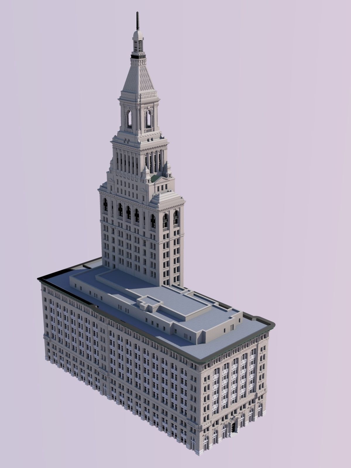 Travelers Tower 3D print model_2