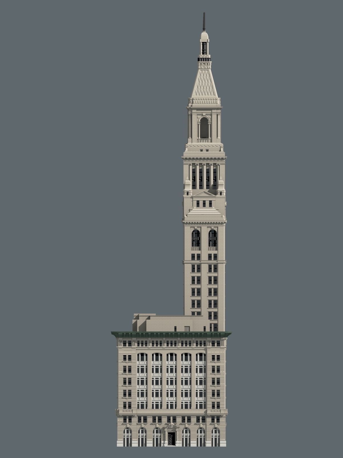 Travelers Tower 3D print model_6