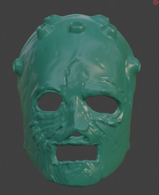 slipknot mask scarecrow 3D print model_2