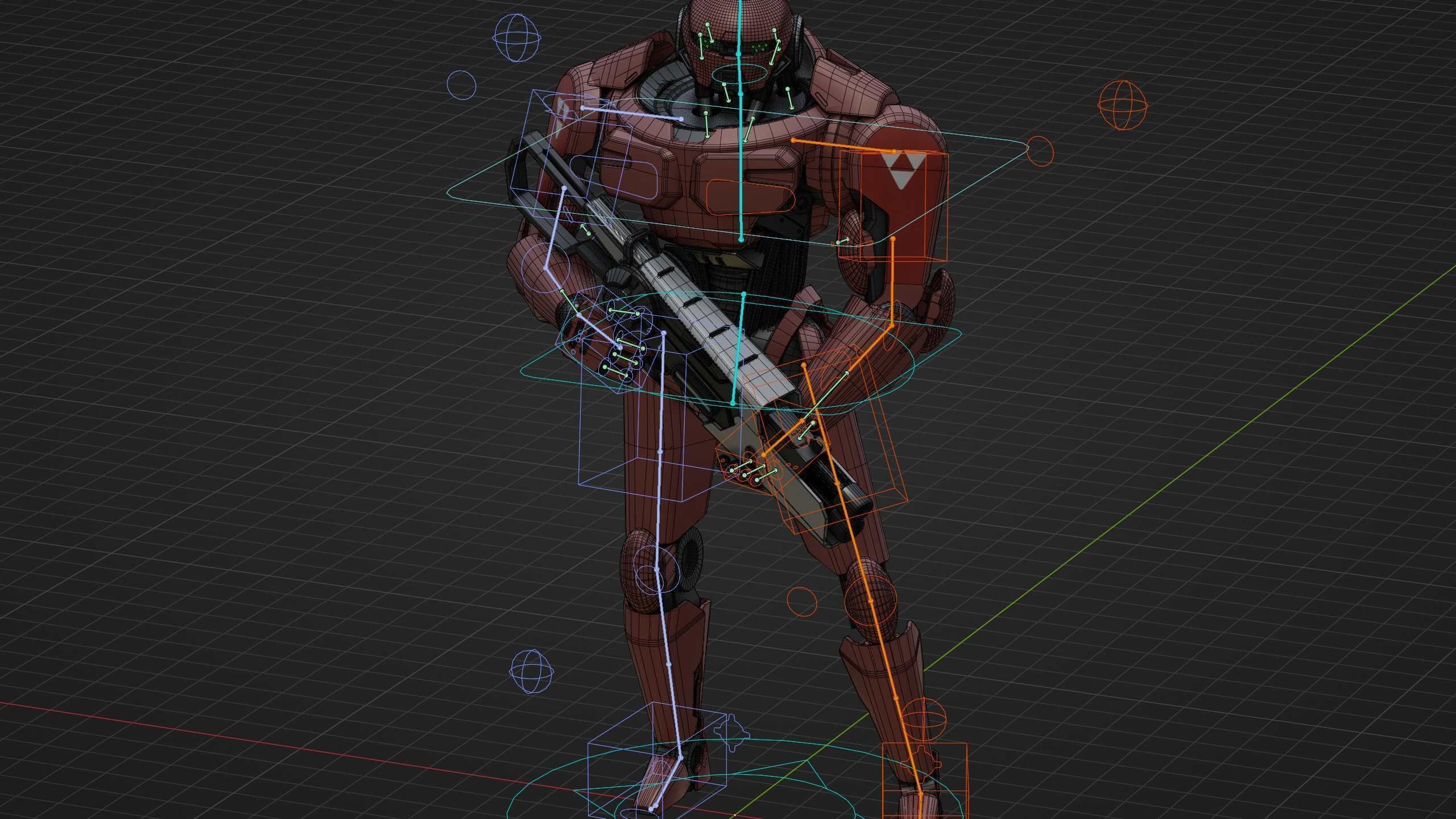 BATTLE DROID Z-8000 Rigged for Unreal Engine - Unity - MIXAMO 3D model_37