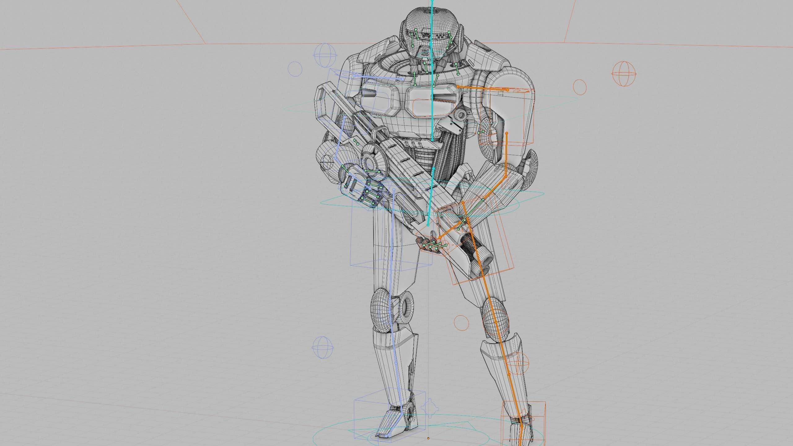 BATTLE DROID Z-8000 Rigged for Unreal Engine - Unity - MIXAMO 3D model_40