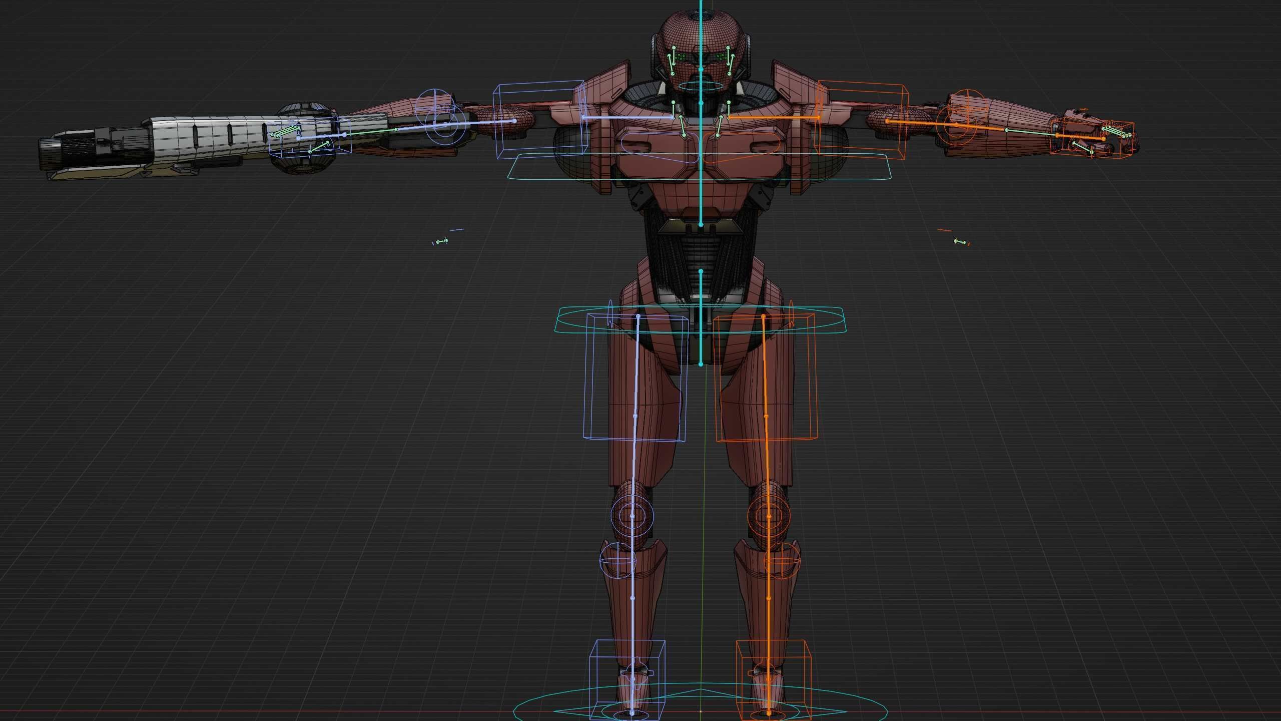 BATTLE DROID Z-8000 Rigged for Unreal Engine - Unity - MIXAMO 3D model_39