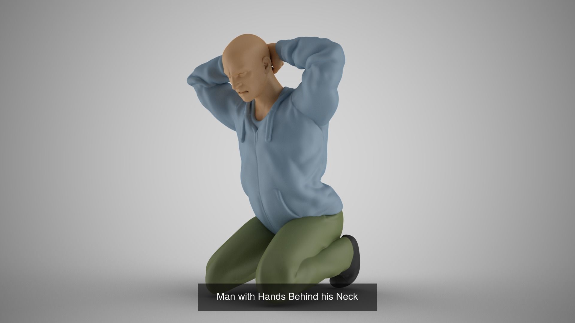 Selected Human Models 3 3D Model Collection_4