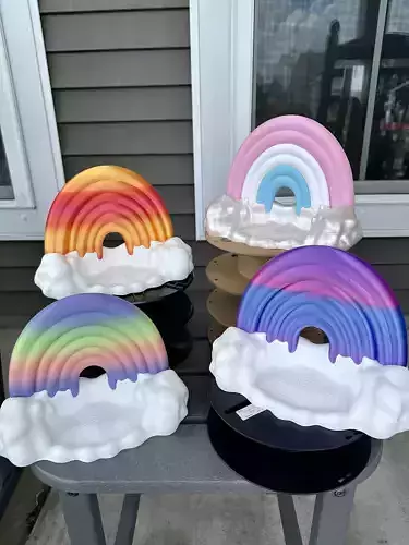 Rainbow Soap Dish Non-commercial 3D print model