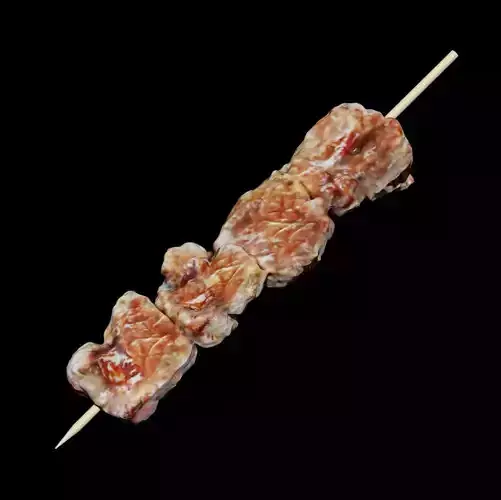 Yakitori Beef Robata Japanese Food 3D Model 3D Print 3D print model