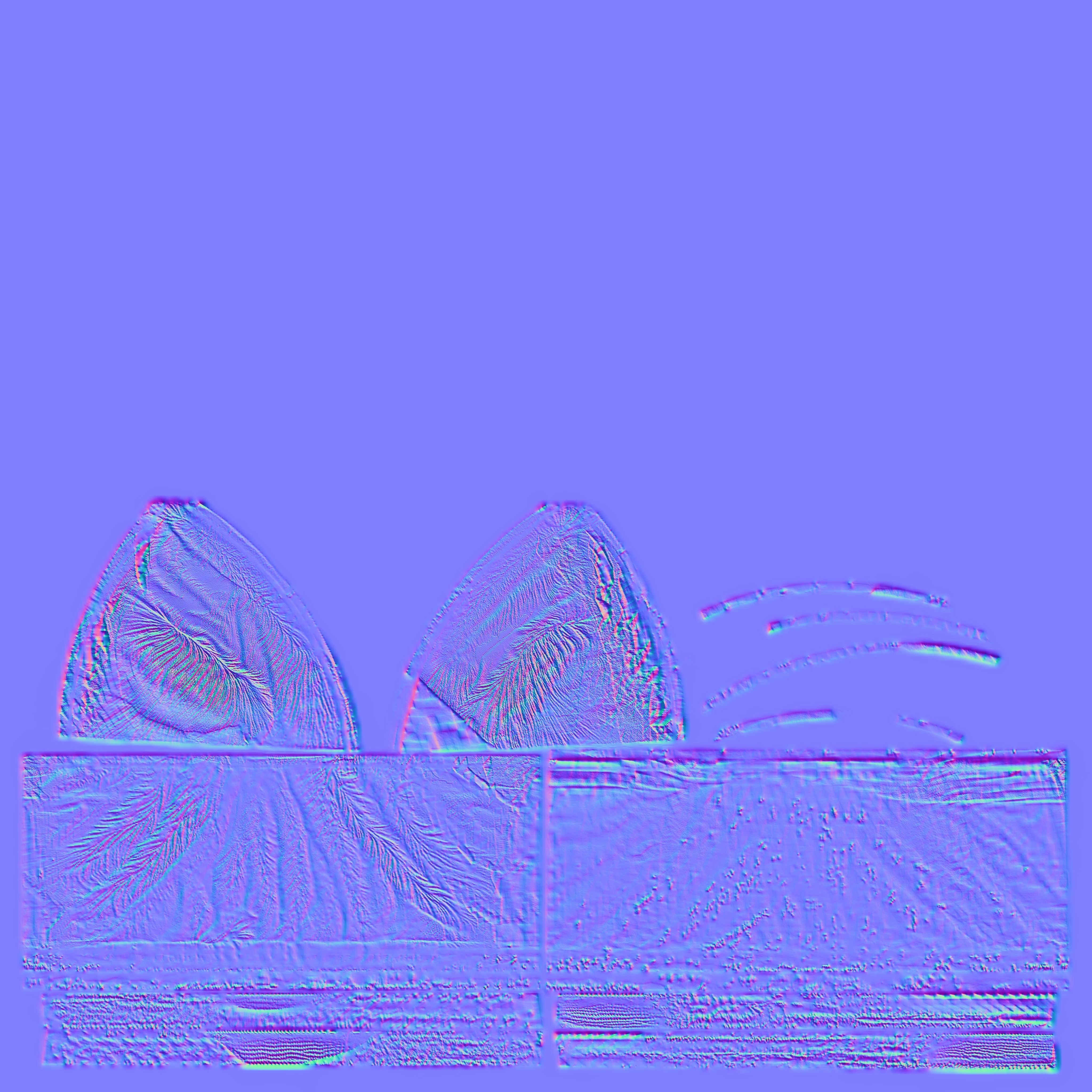 Fur Top PBR 4k Low-poly 3D model_4