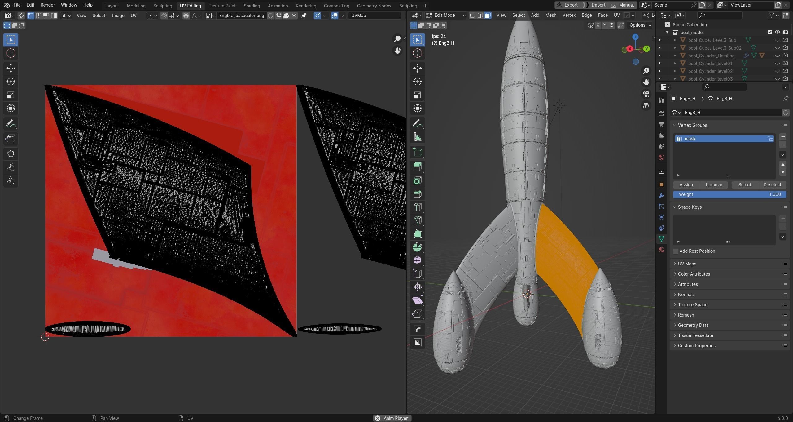 The red rocket from The Adventures of Tintin  3D print model_41