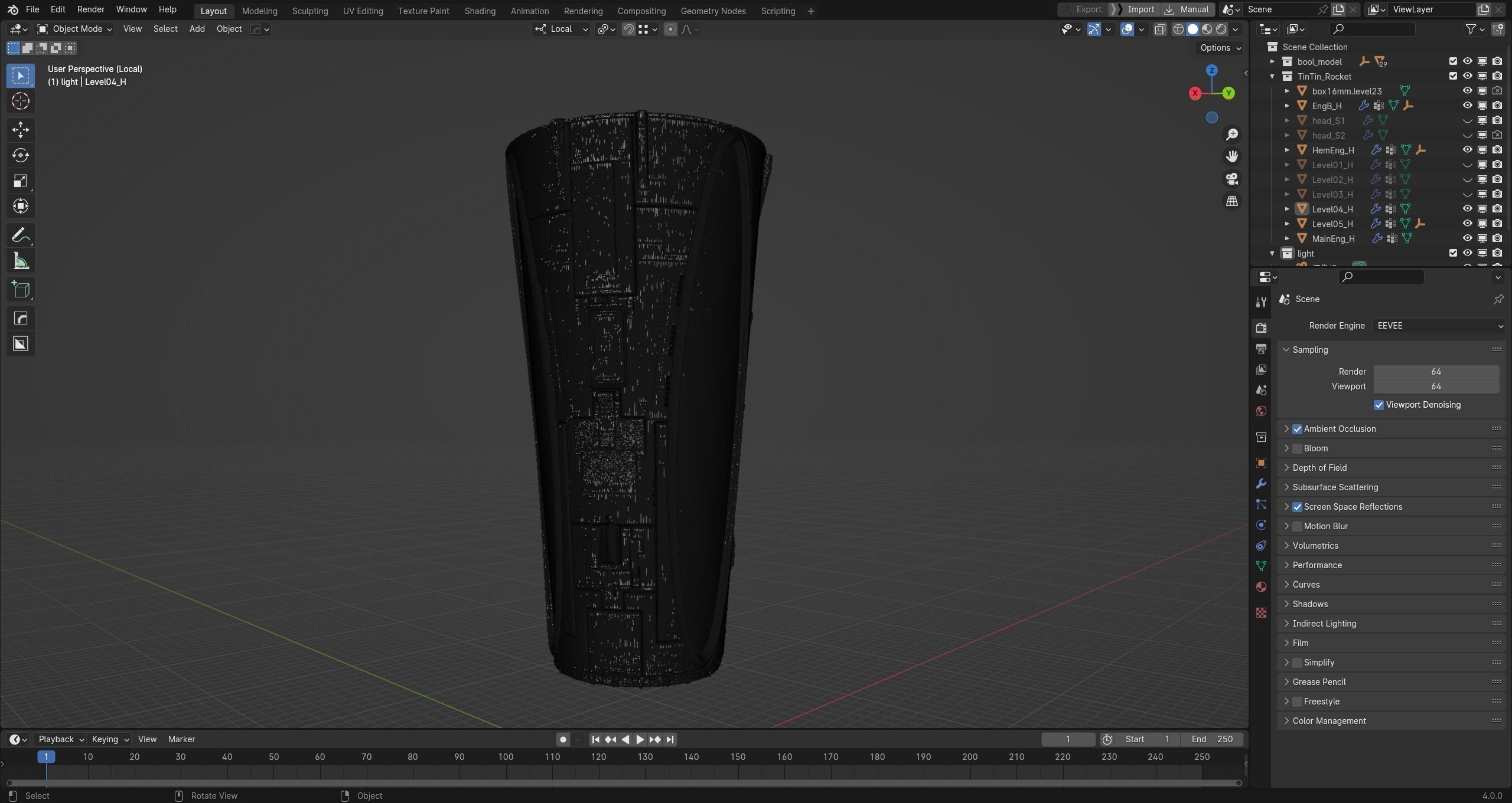 The red rocket from The Adventures of Tintin  3D print model_21
