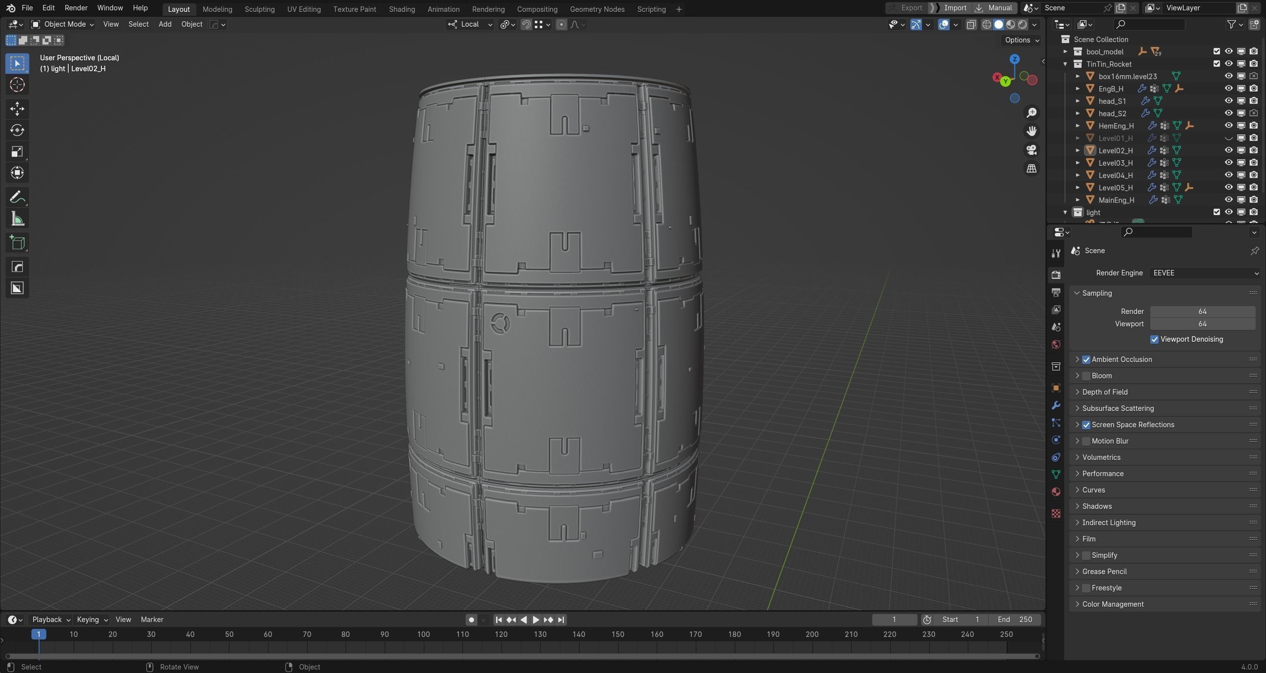 The red rocket from The Adventures of Tintin  3D print model_19