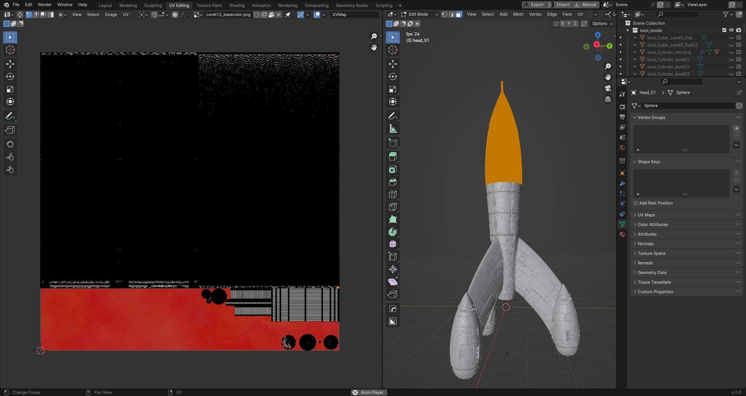 The red rocket from The Adventures of Tintin  3D print model_43