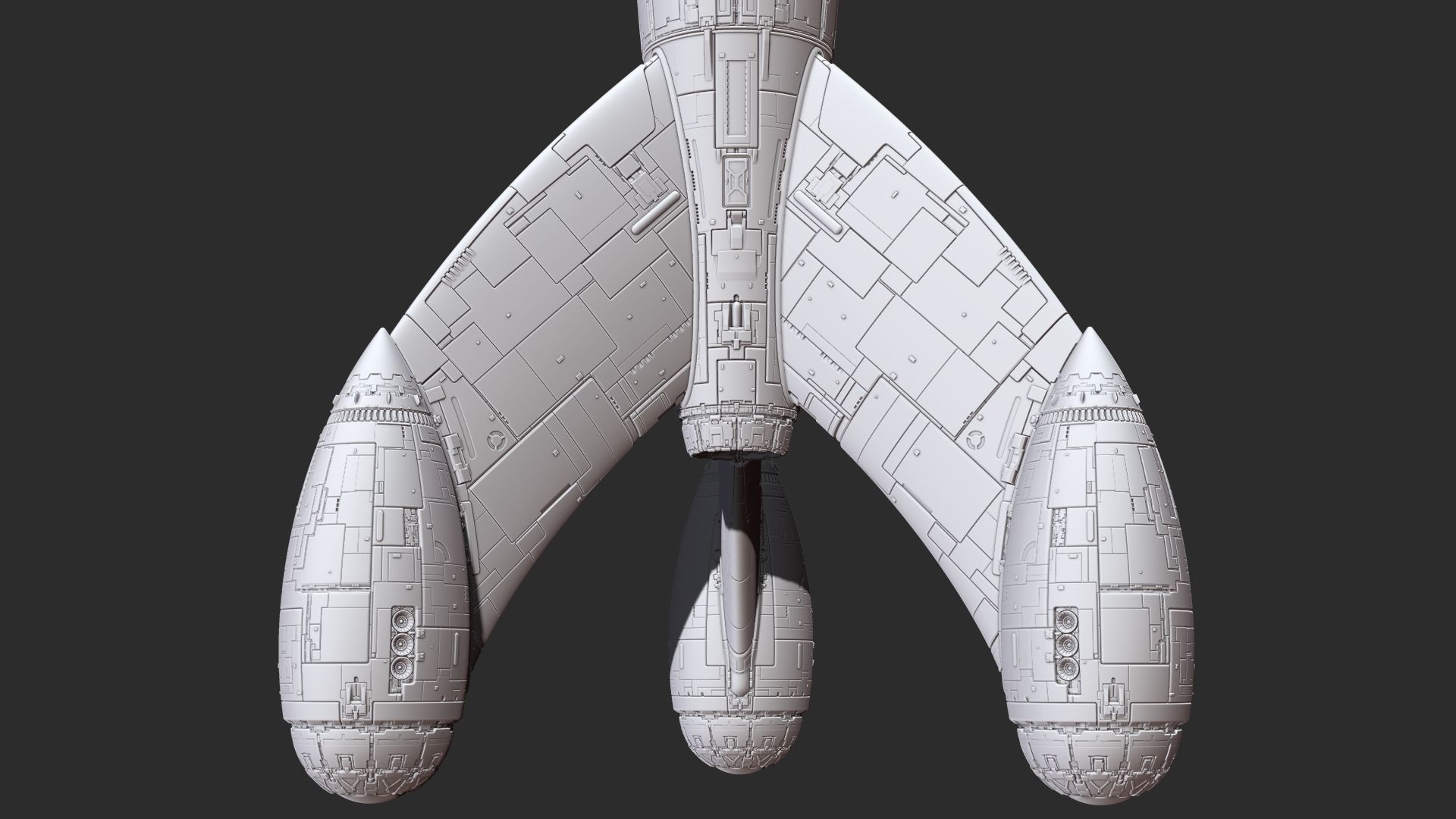 The red rocket from The Adventures of Tintin  3D print model_4