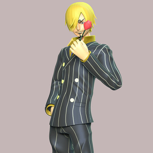 One piece - Sanji 3D print model