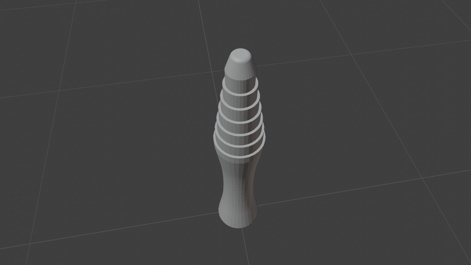 Void pilar decoration Low-poly 3D model_2