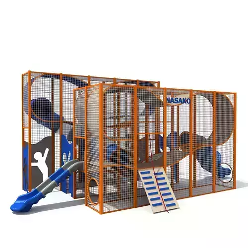 Kids outdoor commercial play structure 3D model 3D model