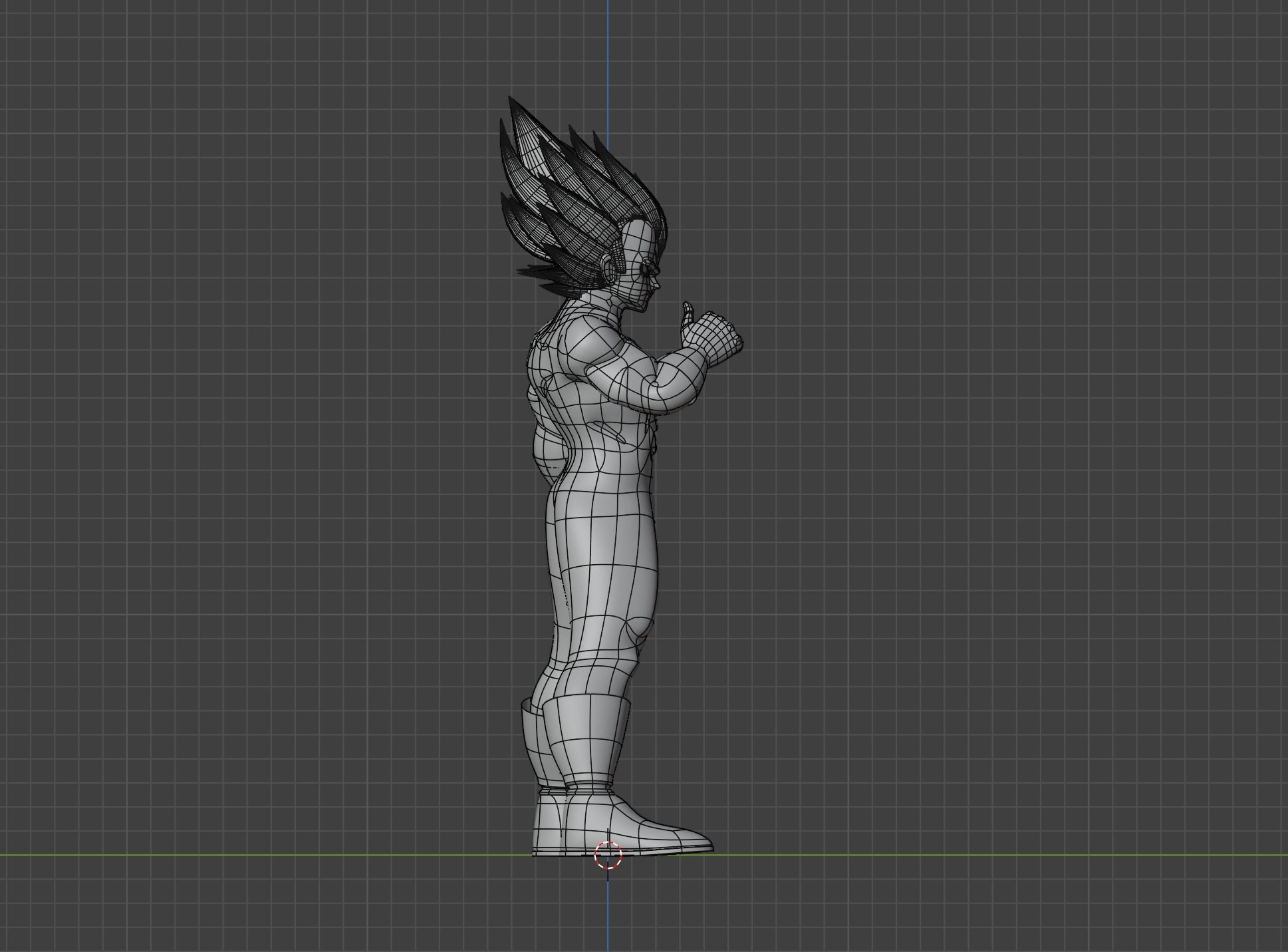 Ultra Ego Vegeta - Dragonball Super 3D model_12