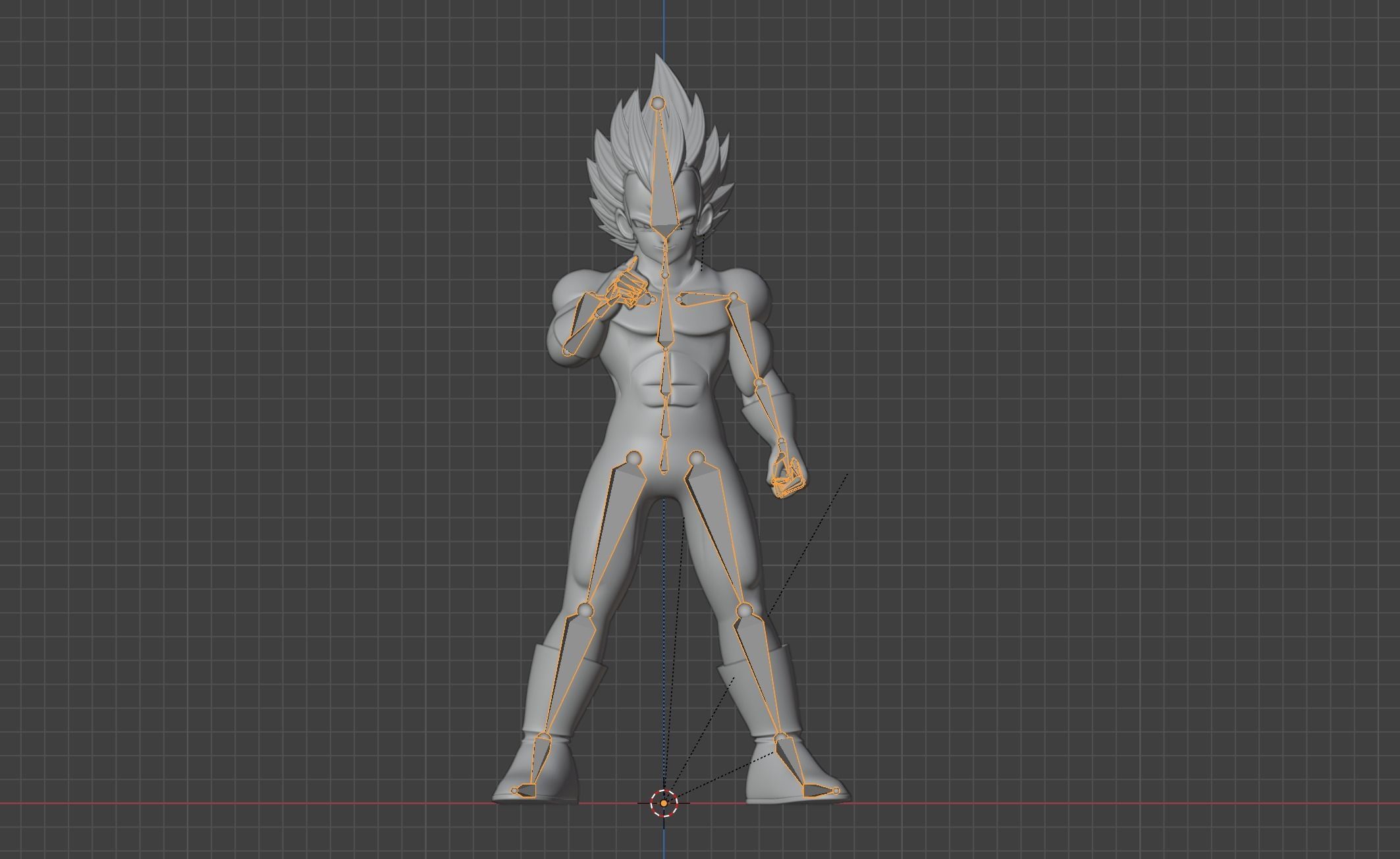 Ultra Ego Vegeta - Dragonball Super 3D model_13