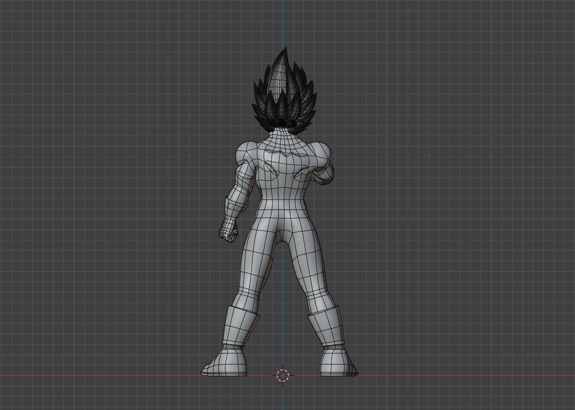 Ultra Ego Vegeta - Dragonball Super 3D model_11