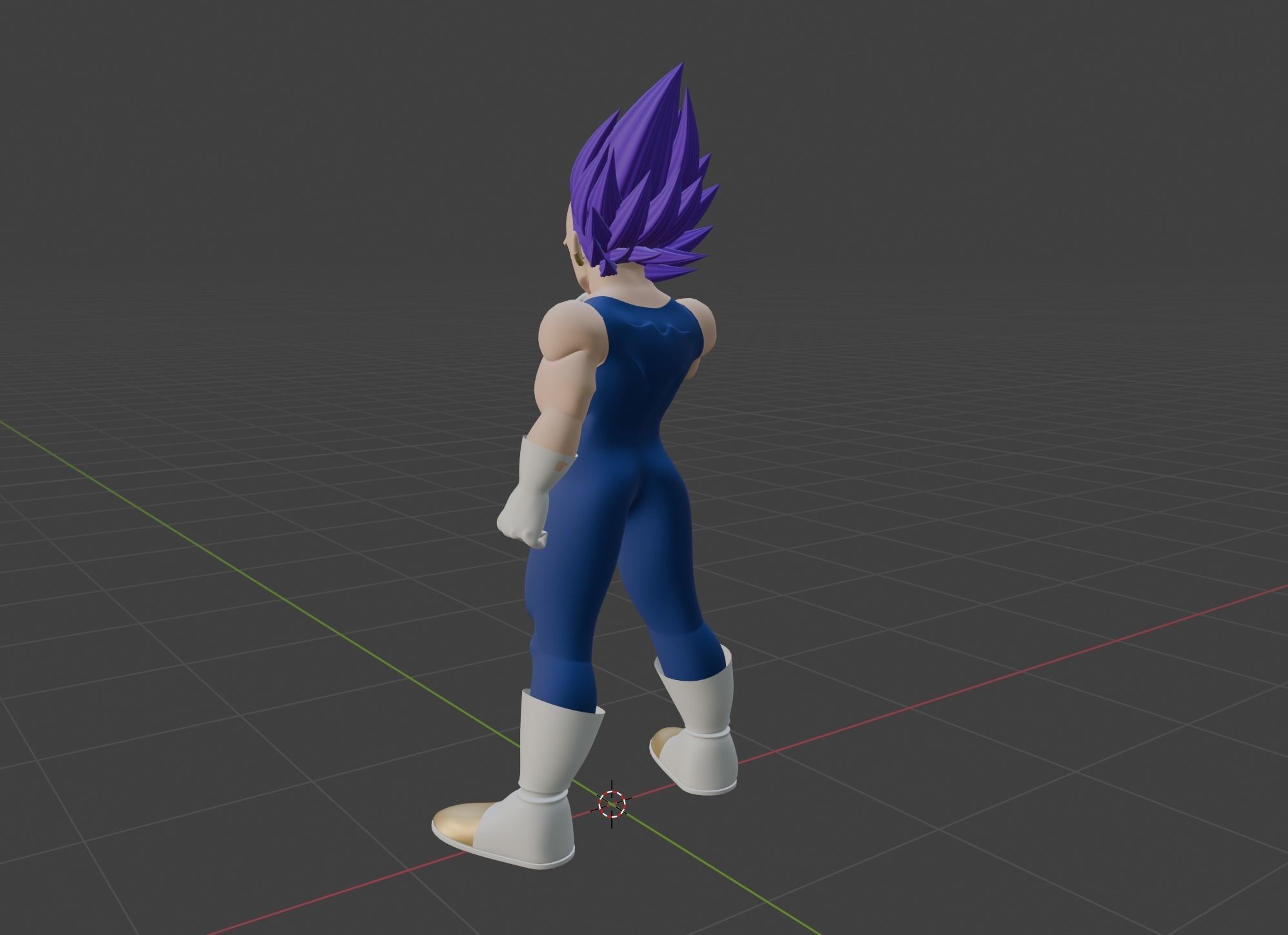Ultra Ego Vegeta - Dragonball Super 3D model_5