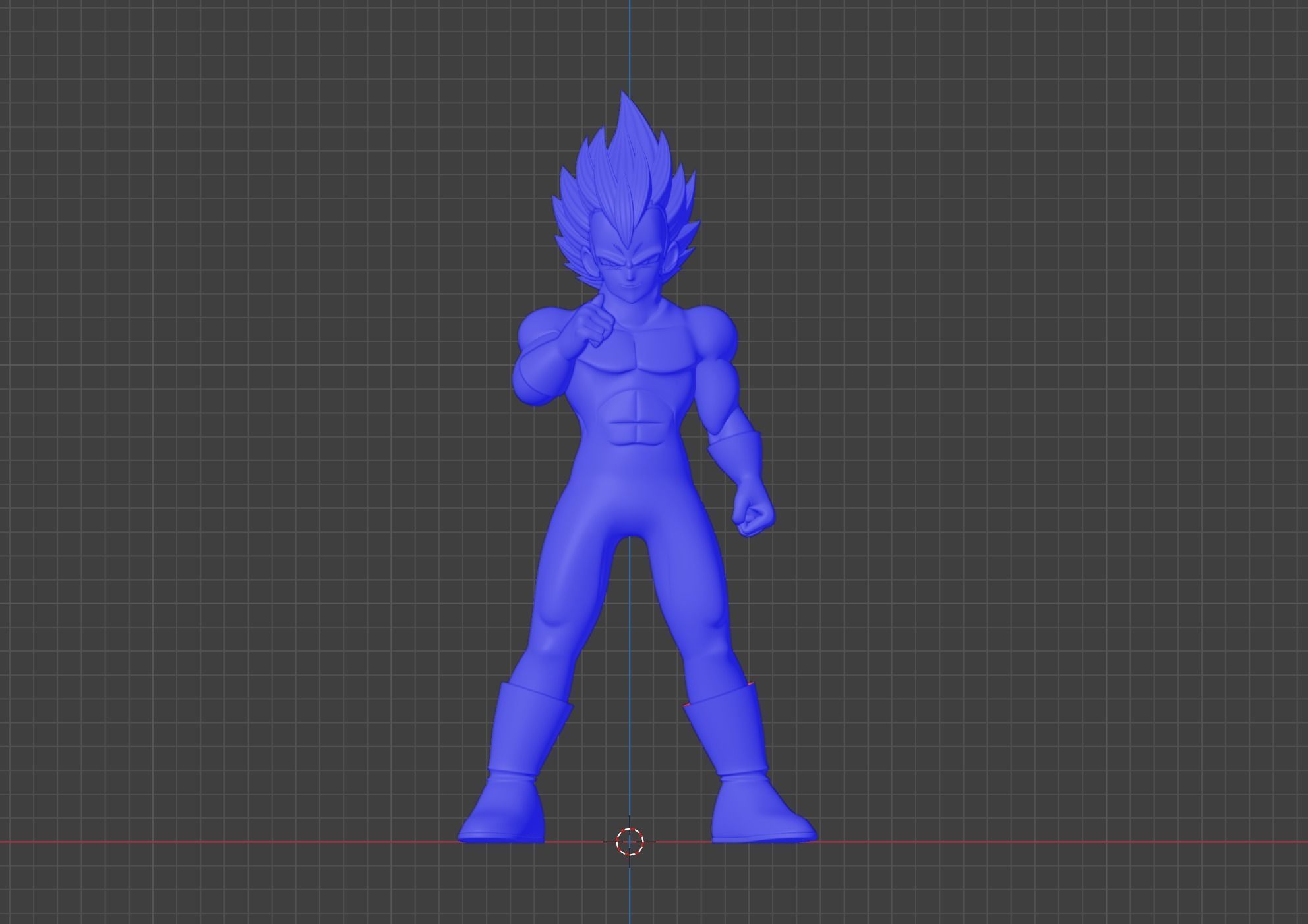 Ultra Ego Vegeta - Dragonball Super 3D model_15