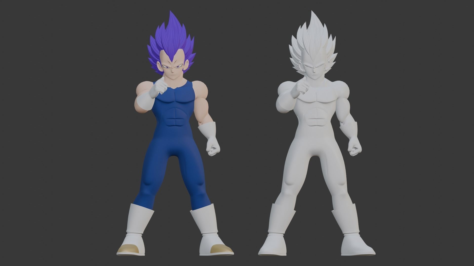 Ultra Ego Vegeta - Dragonball Super 3D model_16