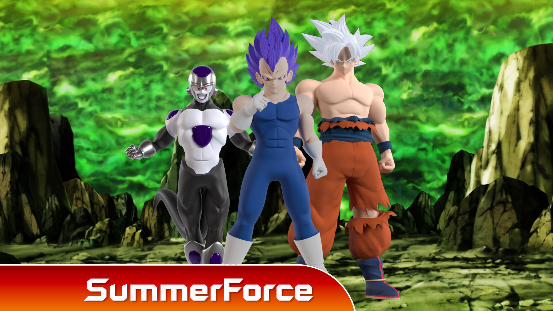 Ultra Ego Vegeta - Dragonball Super 3D model_3