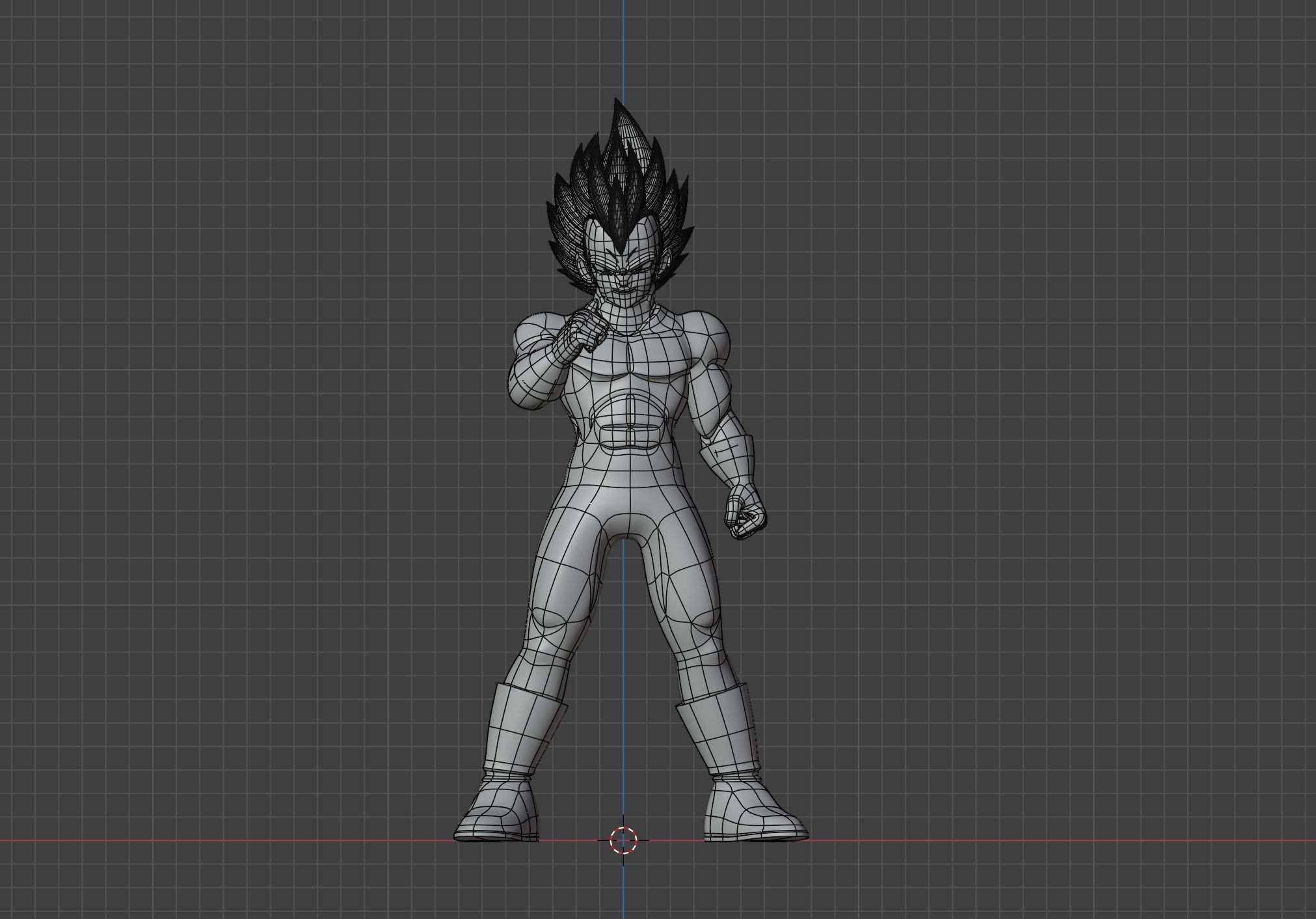 Ultra Ego Vegeta - Dragonball Super 3D model_9