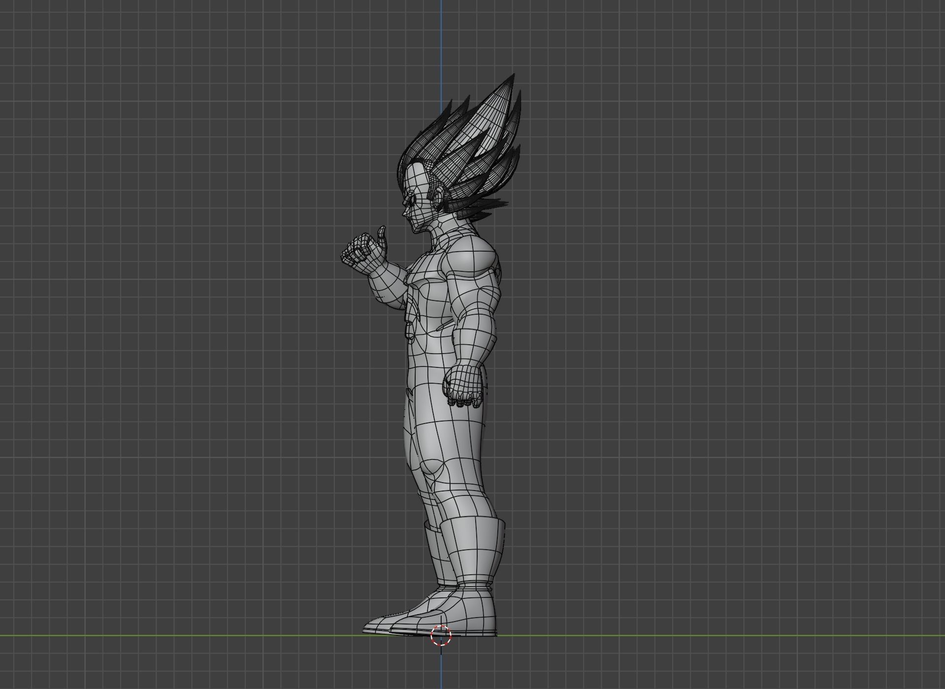 Ultra Ego Vegeta - Dragonball Super 3D model_10