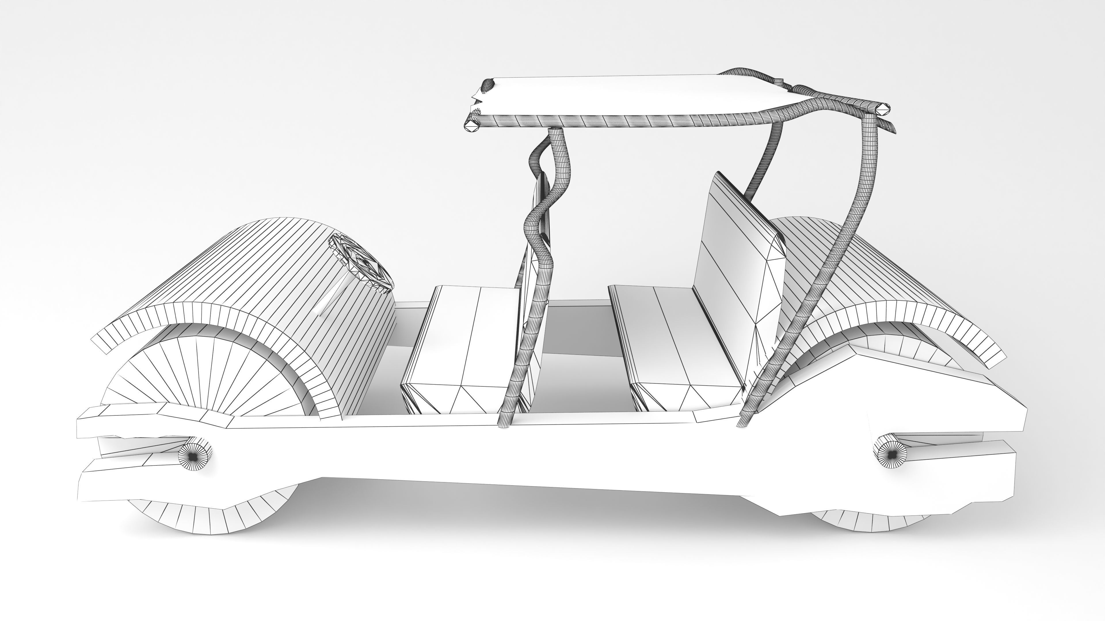 Stone Age Car 4K 3D model_10