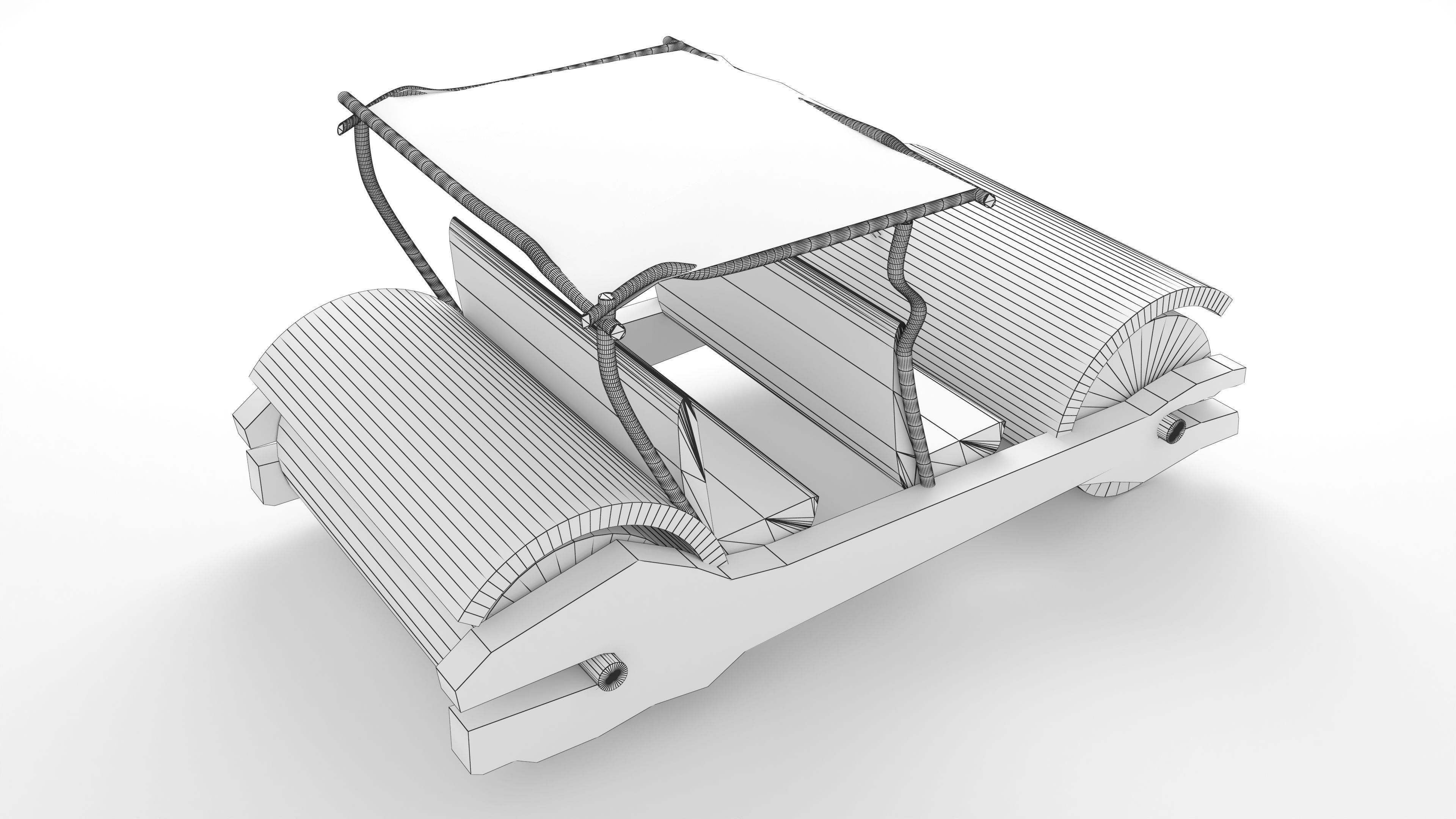 Stone Age Car 4K 3D model_8