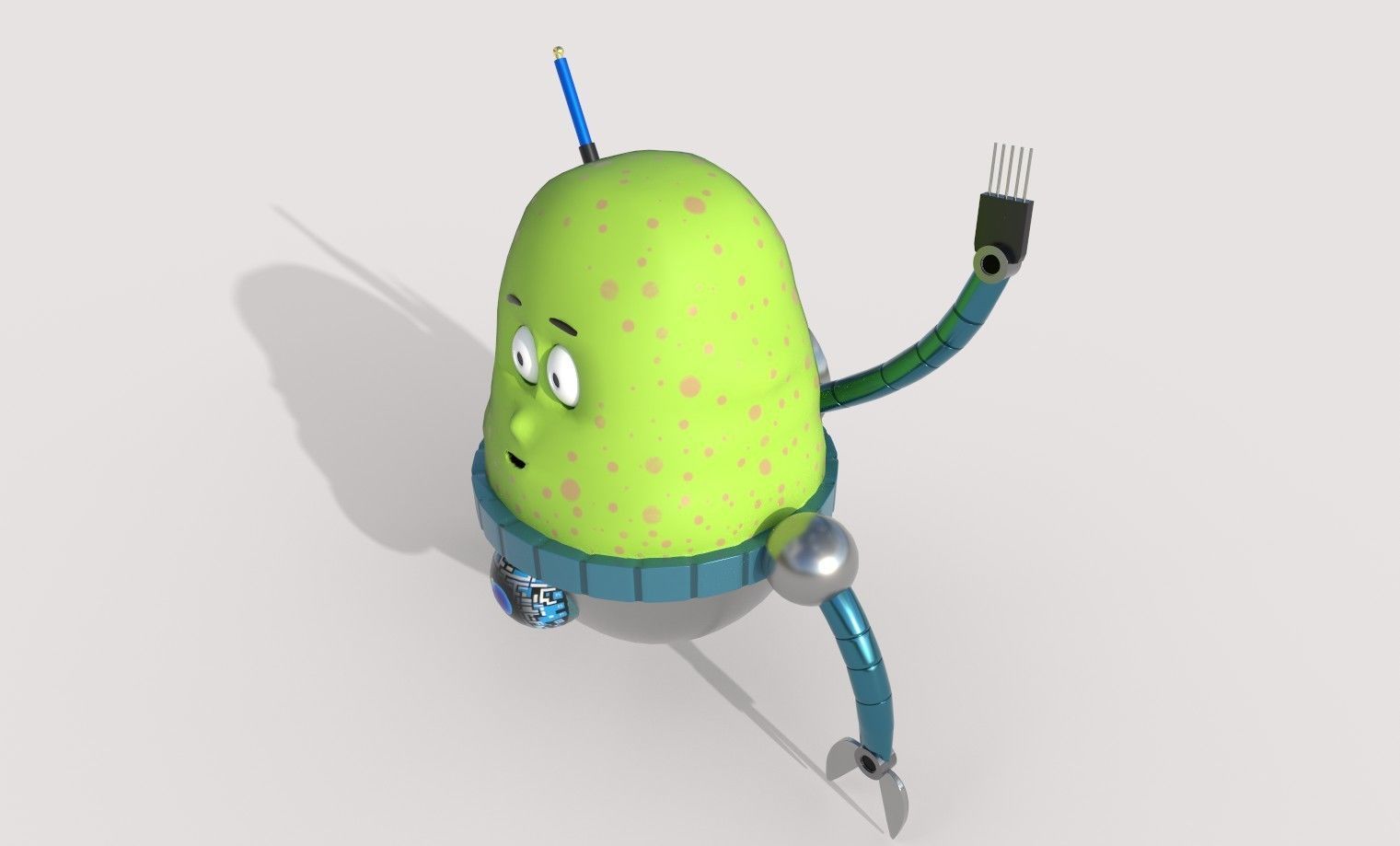 3D low poly Monster character Low-poly 3D model_15