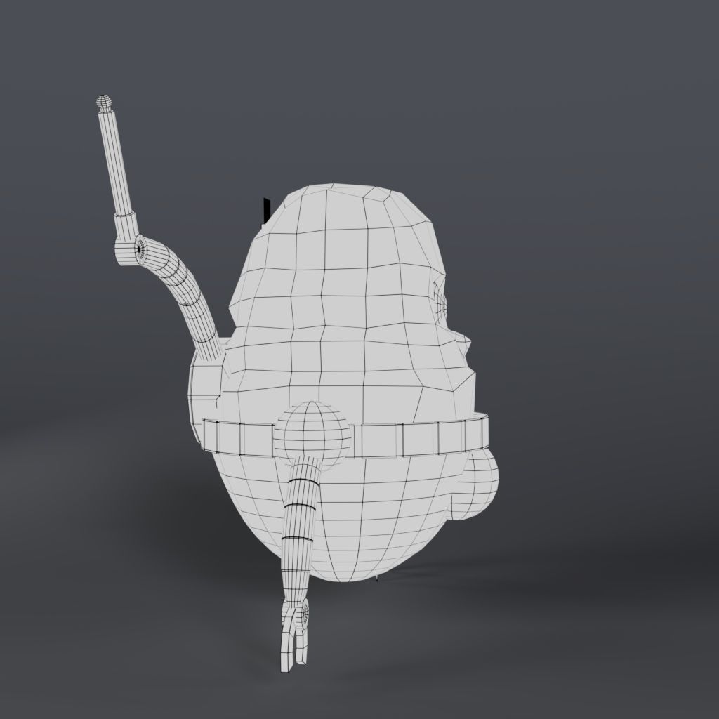 3D low poly Monster character Low-poly 3D model_20