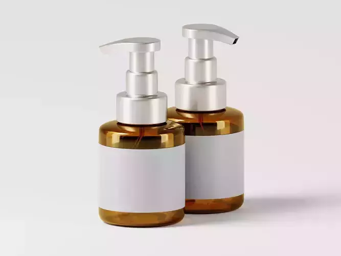 Pump Bottle 3D Model