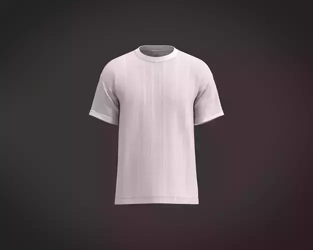 Mens knit Textured fabric basic T shirt