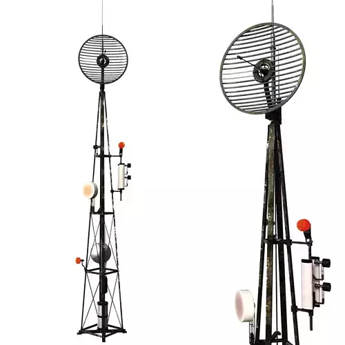 Antenna radio 3D model