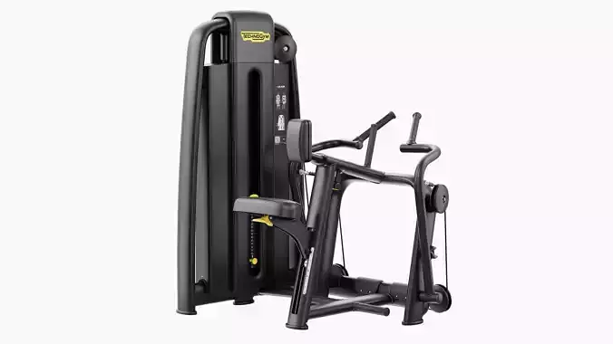 Technogym Selection 700 - Low Row 3D model