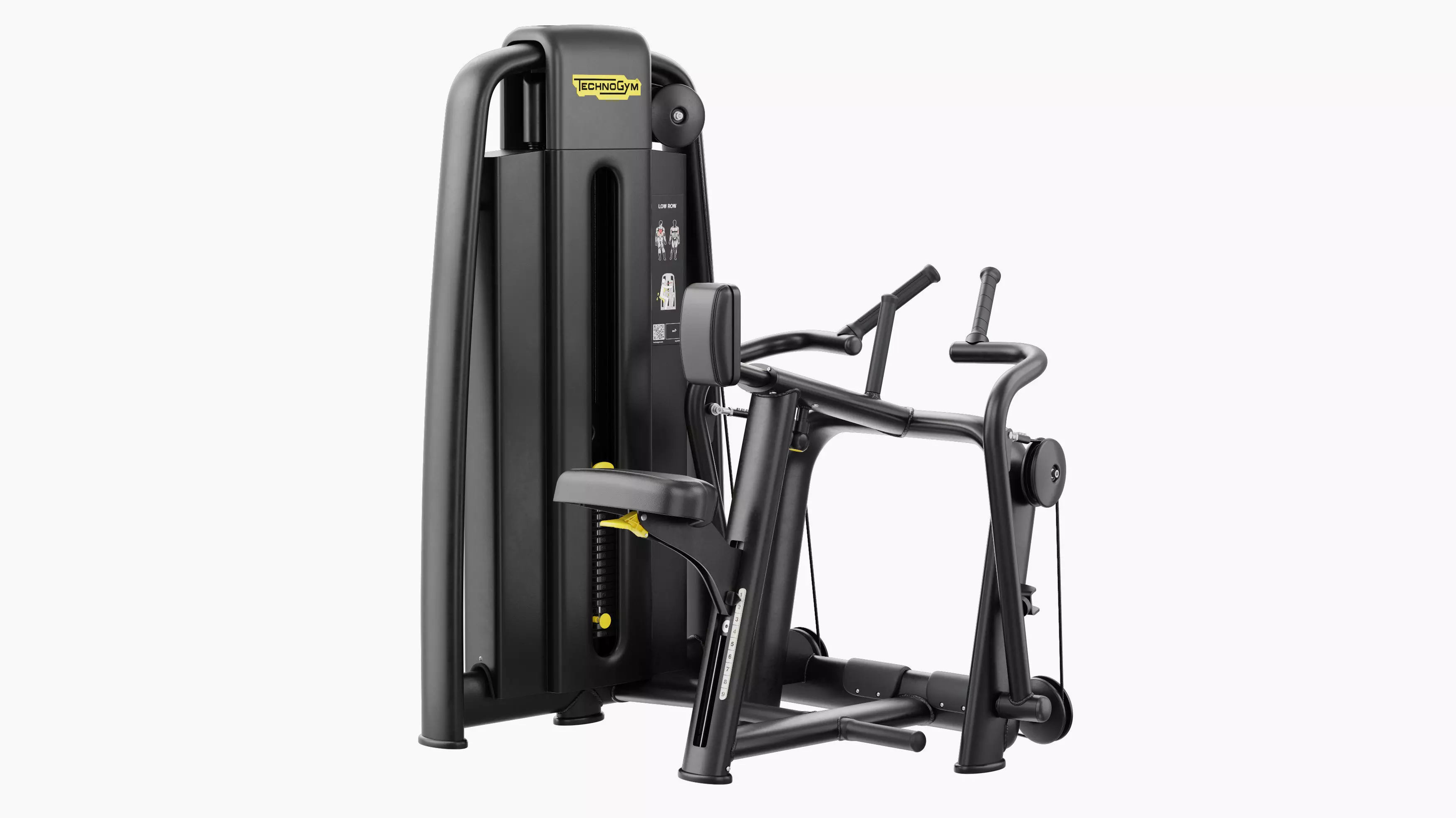 Technogym Selection 700 - Low Row 3D model