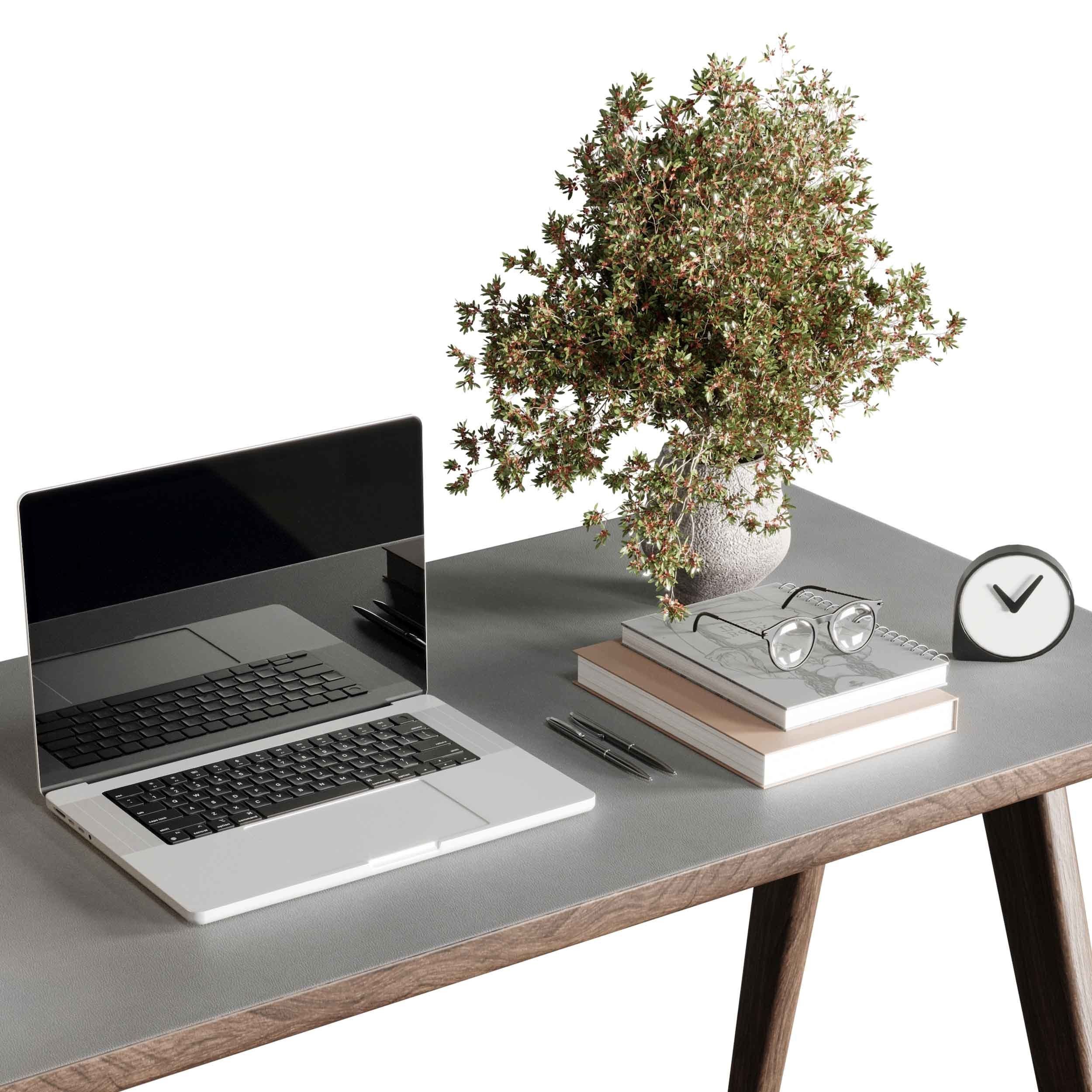 Workplace - Home offfice set - office furniture 40 3D model_3