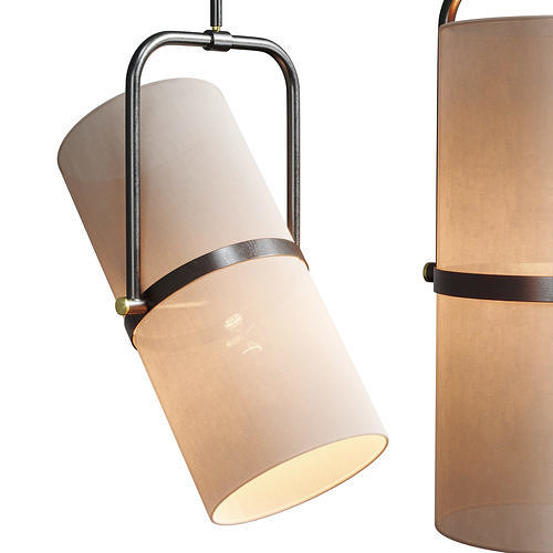 OSCAR 2 LIGHT  pendant light Low-poly 3D model