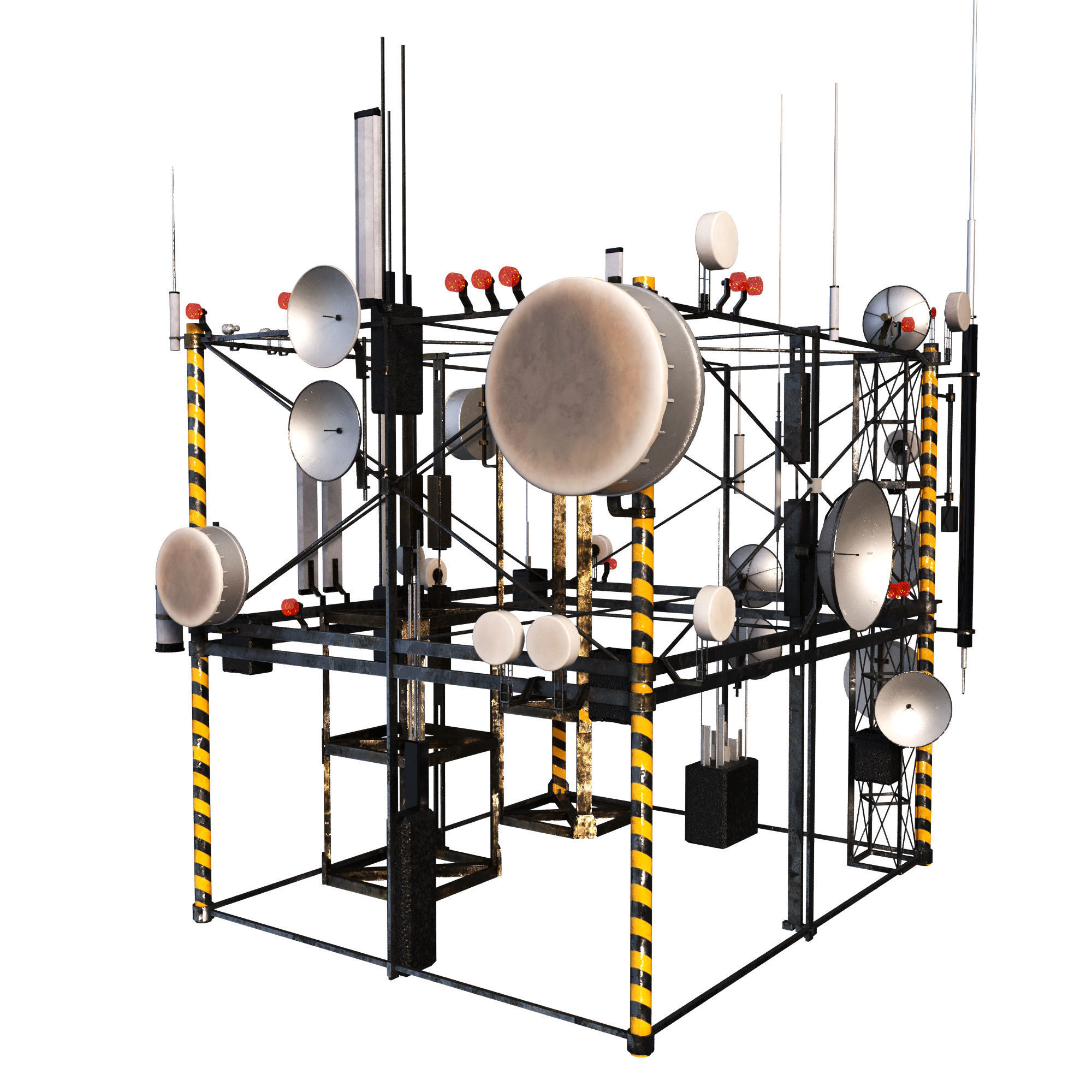 Communication Station 3D model_5