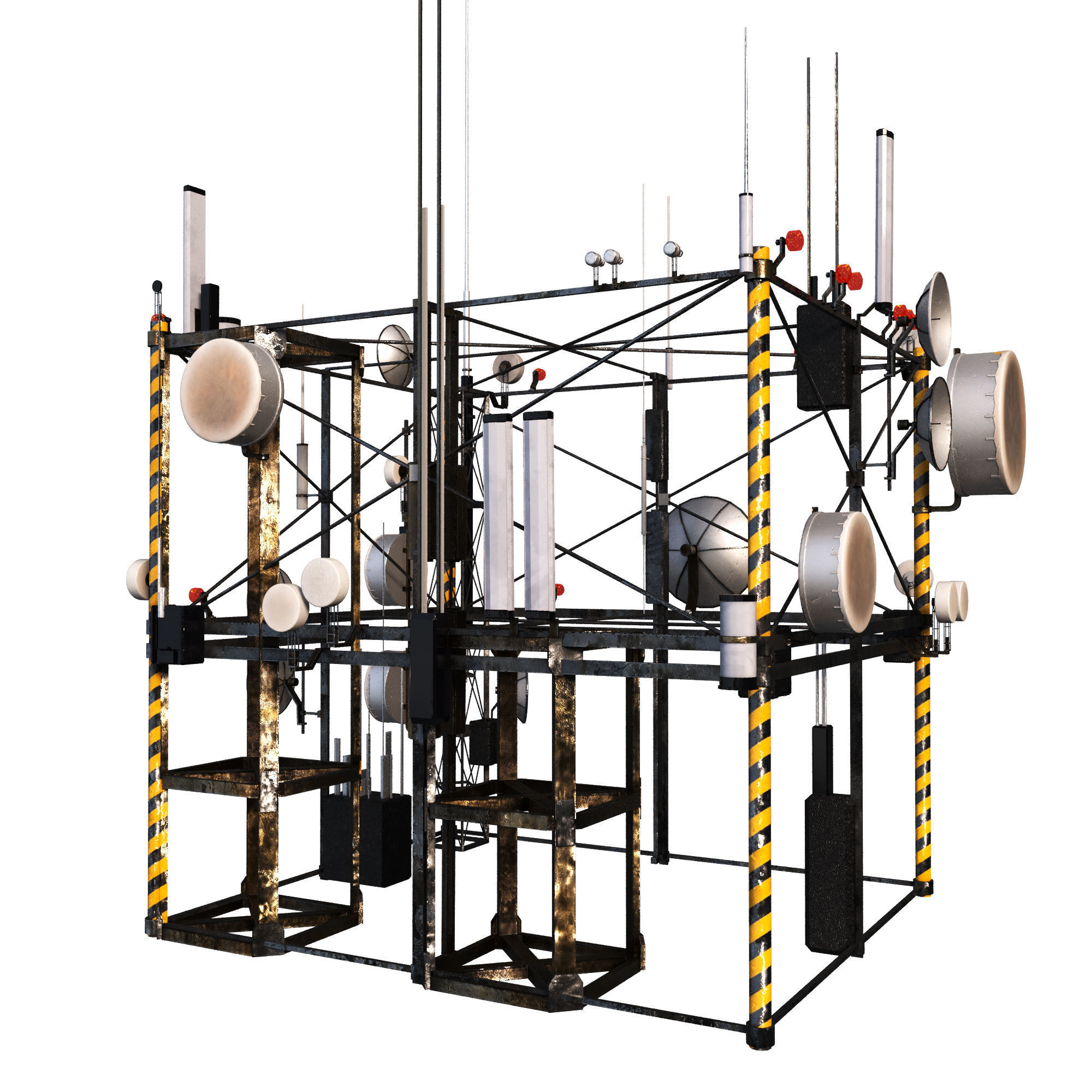 Communication Station 3D model_7