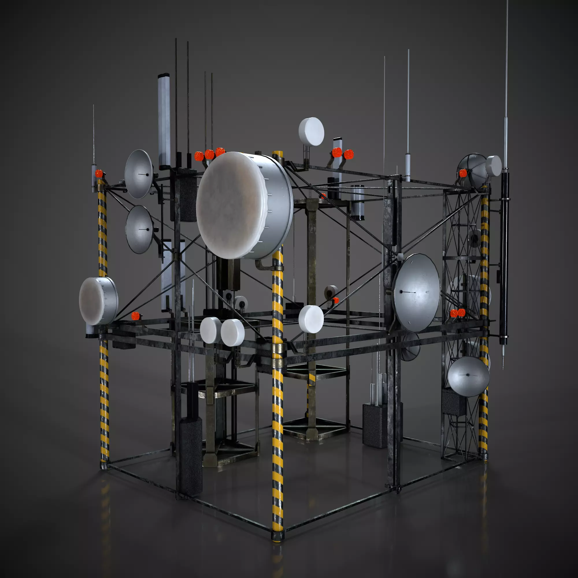 Communication Station 3D model_0