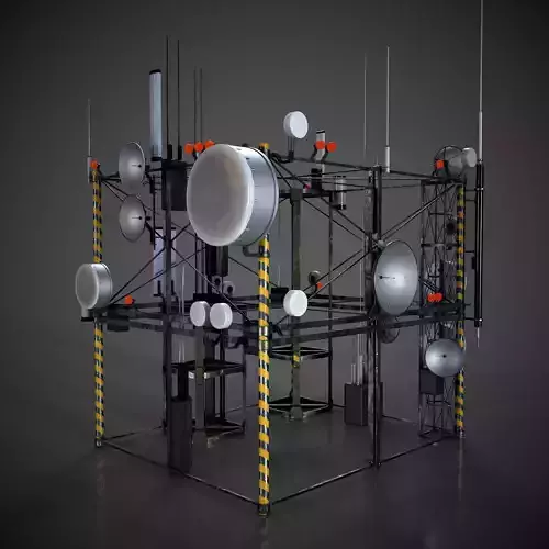 Communication Station 3D model