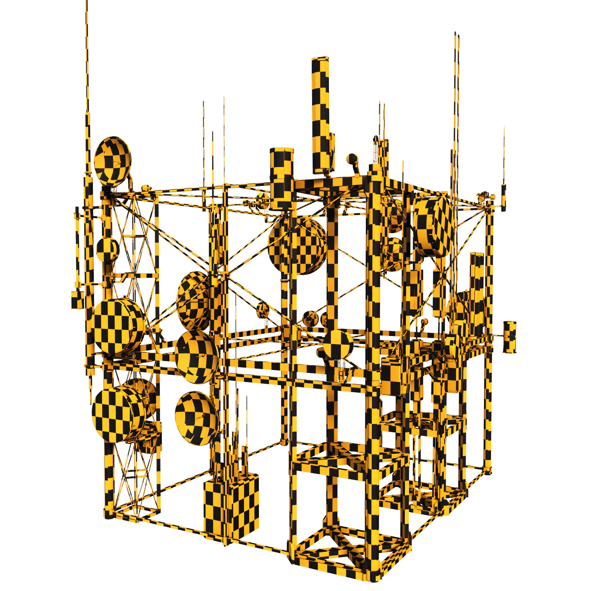 Communication Station 3D model_9