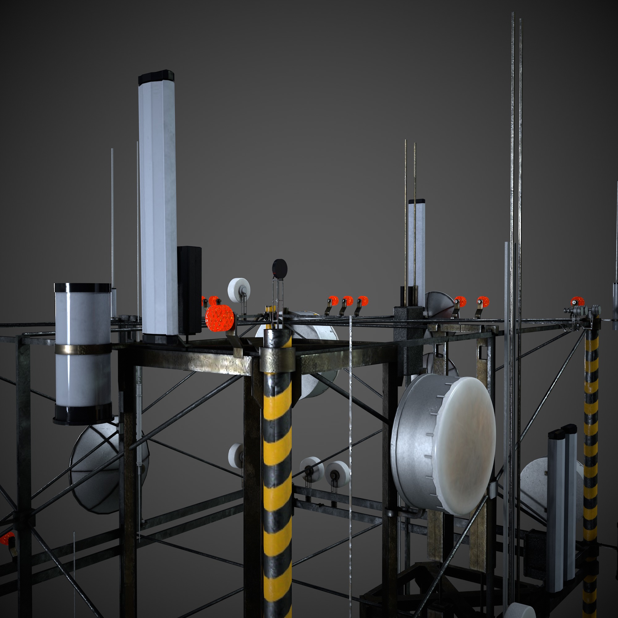 Communication Station 3D model_4