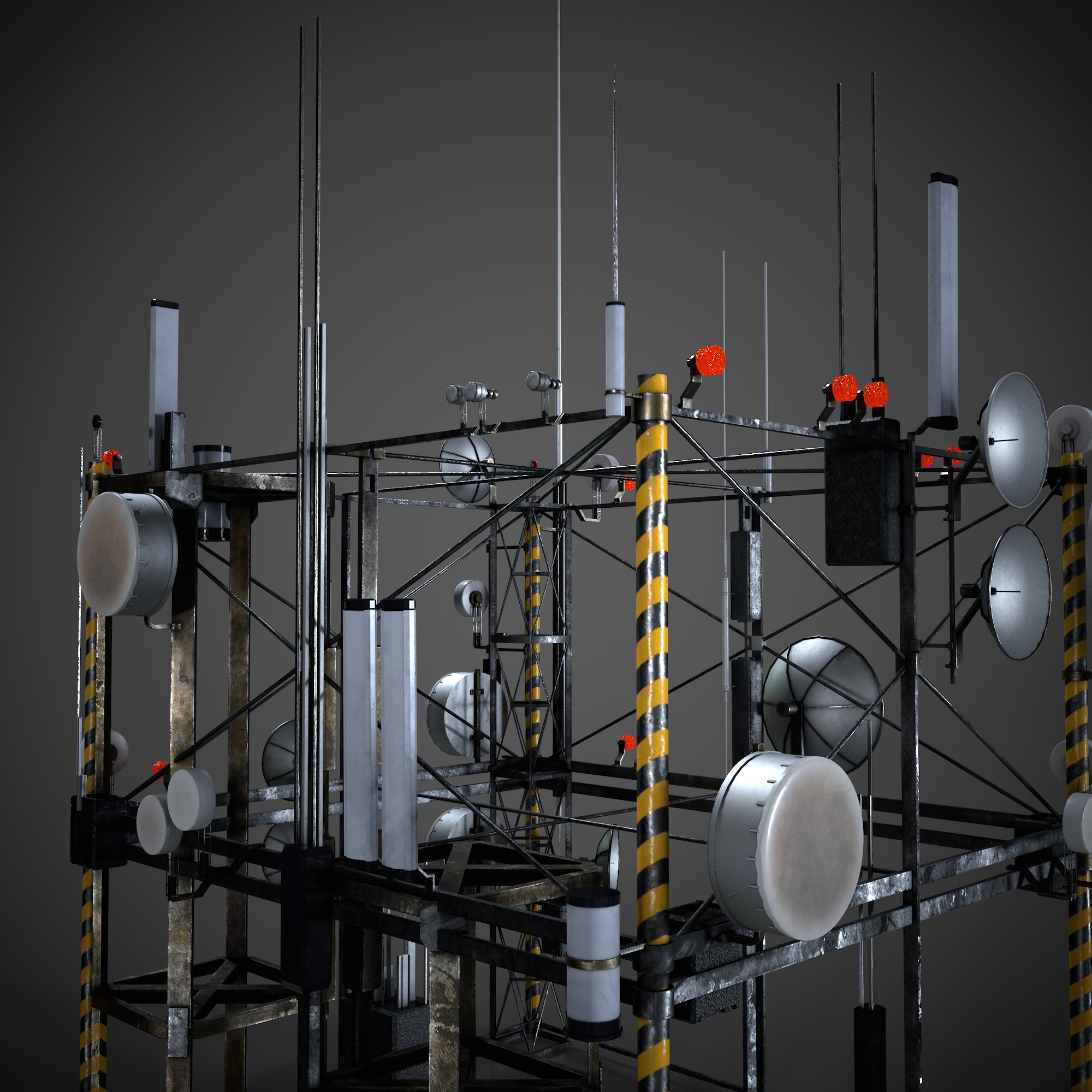Communication Station 3D model_2