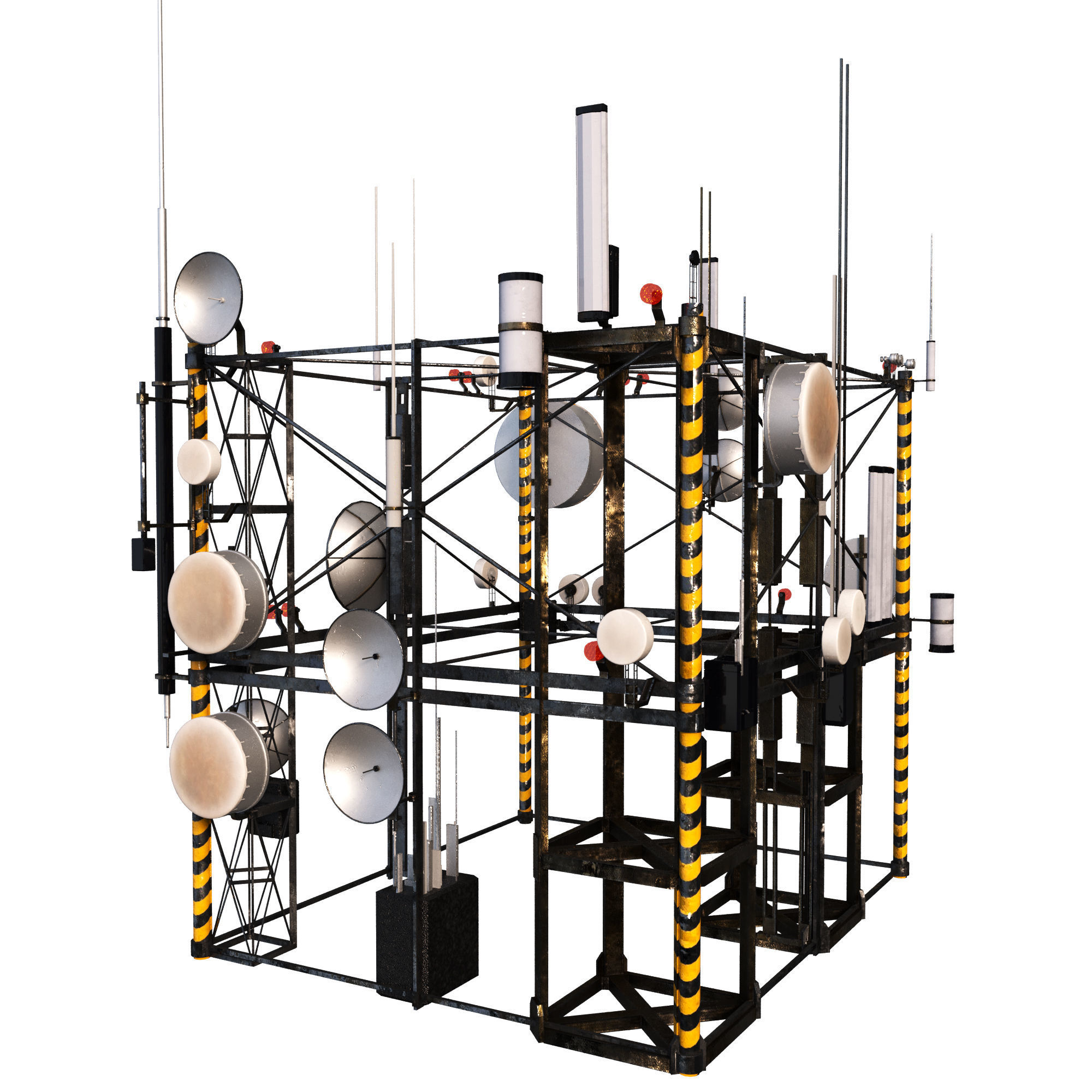 Communication Station 3D model_6