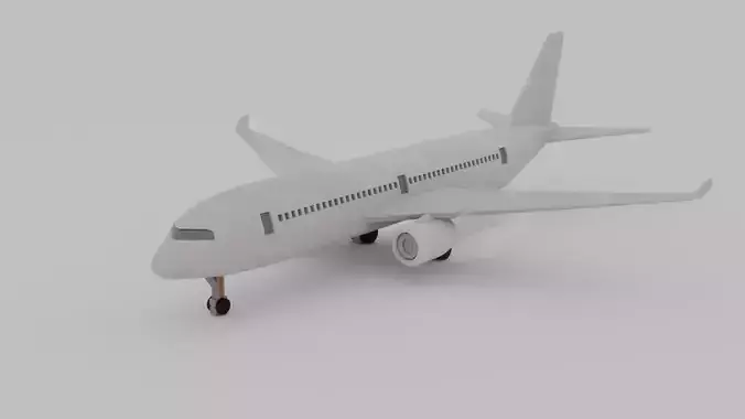 Boeing 737 Airplane Free 3D model