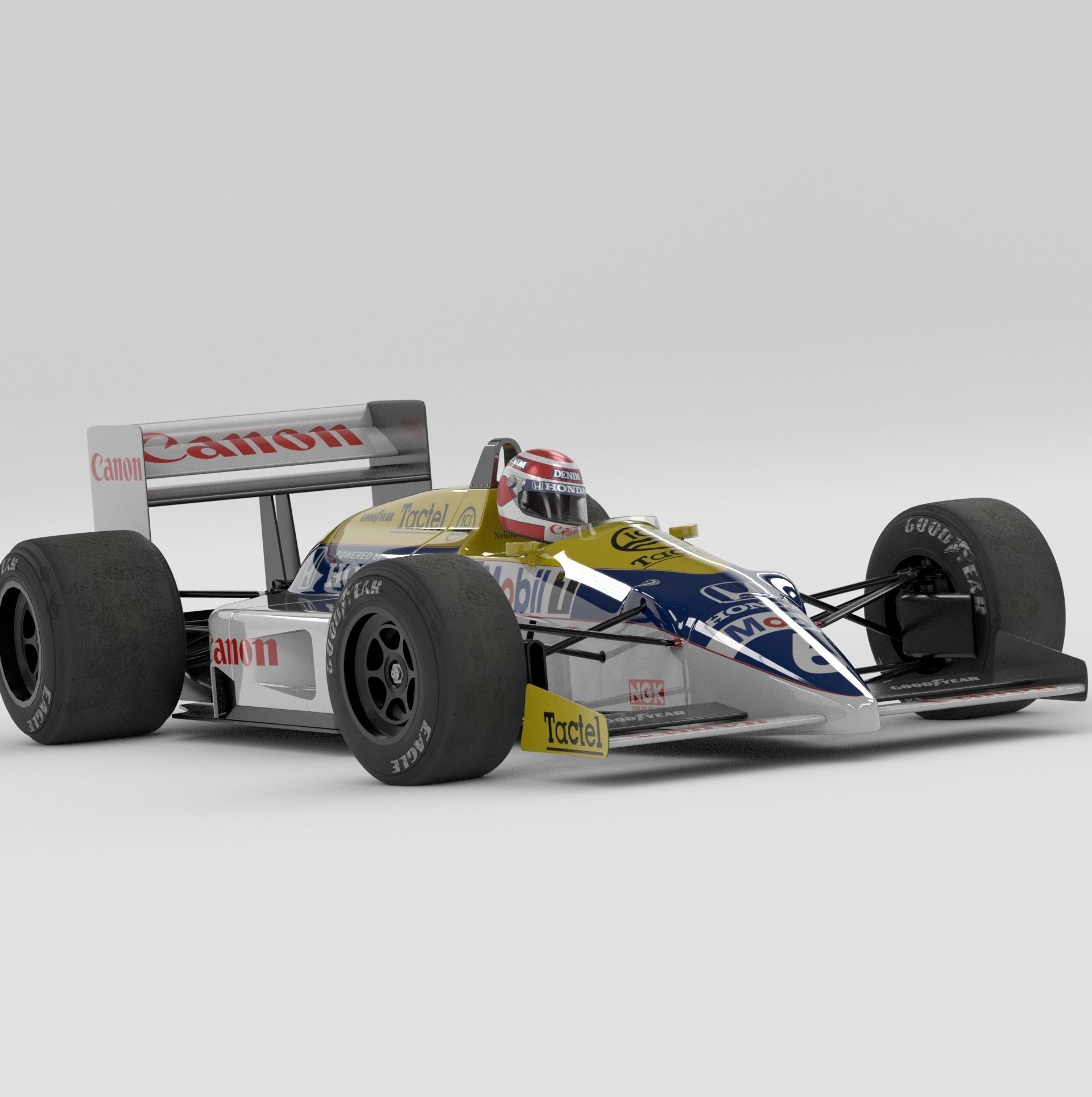 Williams FW11 Formula-1 3D model_12