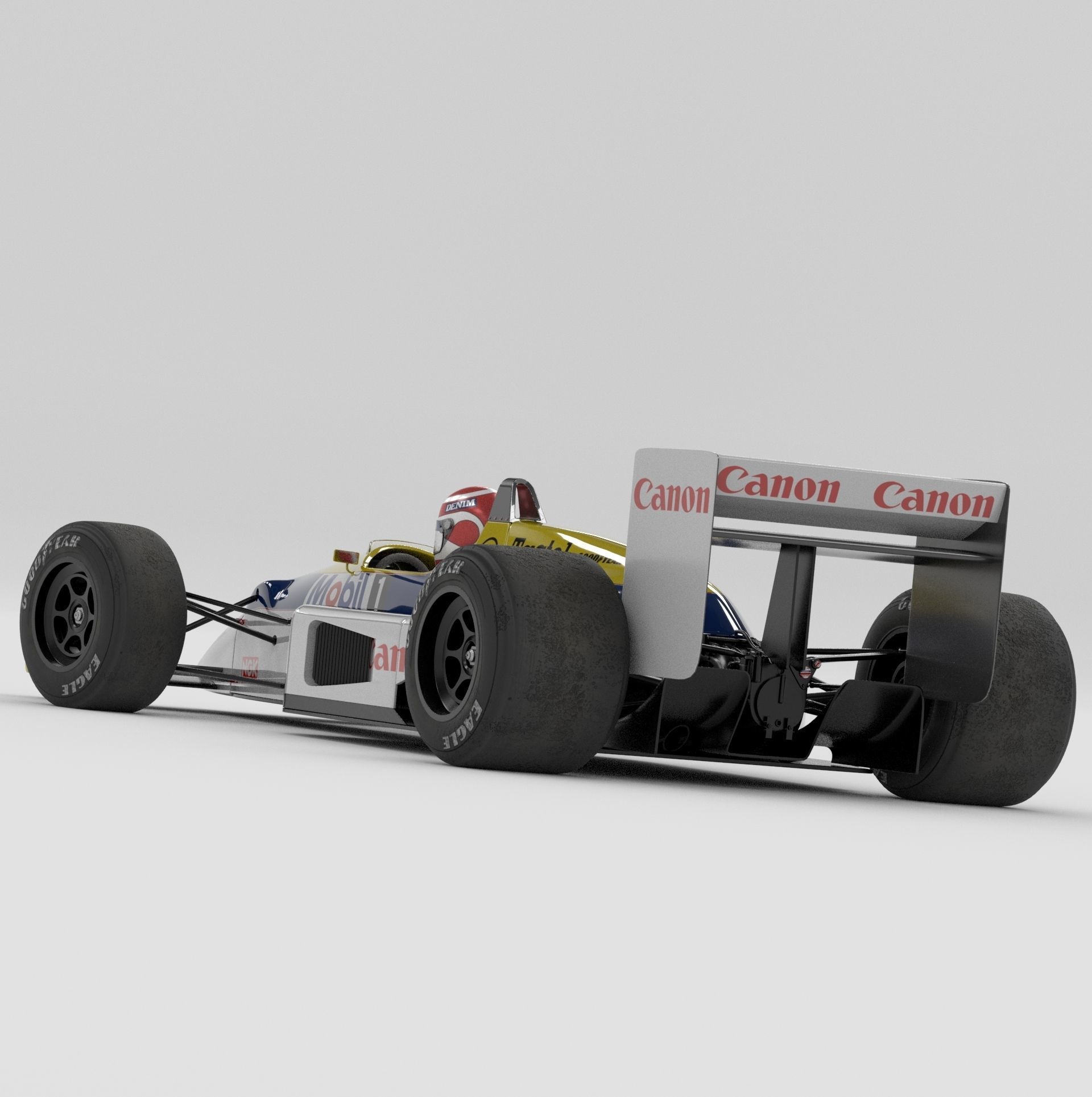 Williams FW11 Formula-1 3D model_2