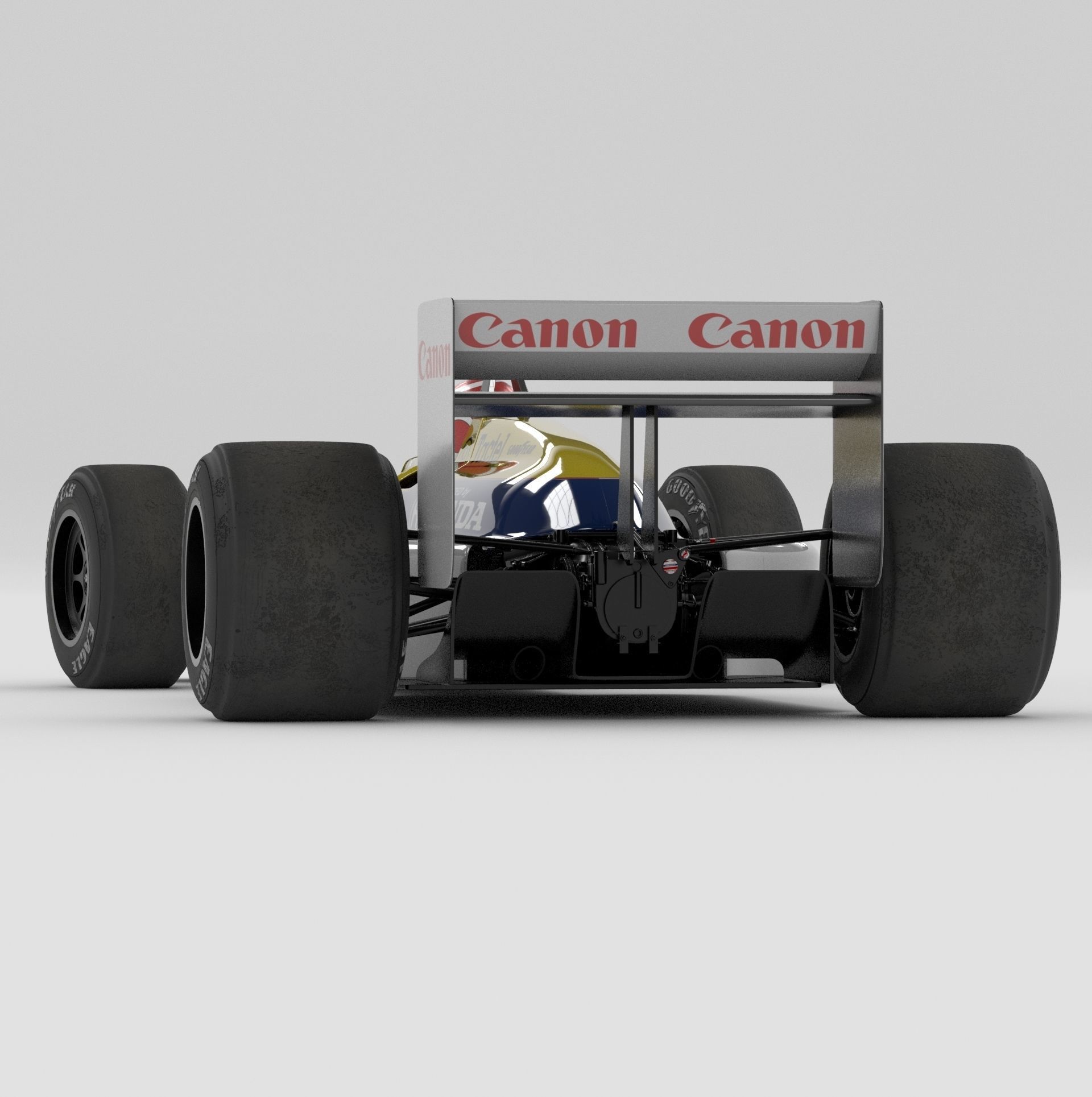Williams FW11 Formula-1 3D model_4